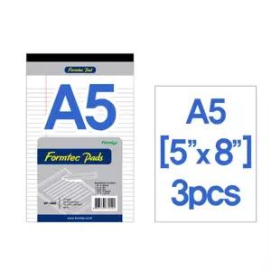 프로-패드 A5 백색 NP-3242 3개입 1팩 폼텍/리갈/패드/줄공책/줄노트/옥스퍼드/노트/유선/노트줄/절취/학생