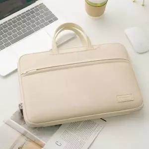 노트북 가방 경량 심플 슬림 노트북 파우치 서류가방형 방수 16인치 심플한 태블릿 다용도 충격 방지 기기