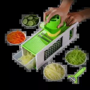 다기능 채칼 감자채 절단기 야채 트레이 슬라이서 보관 안전