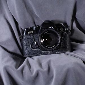 니콘 F3 FE2 F3AF F3HP DF FM2 케이스  가죽 하프 백 수제 카메라 가방 보호