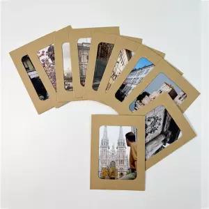 포토월 크래프트지 종이 액자 20p 벽걸이형 홈갤러리 사진전시 사진액자