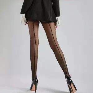 여름 레깅스 타이즈 스판 1 조각 한 여성의 오일 쉐이핑 Shapewear 뒤로 수직 라인 새우 팬티 스타킹