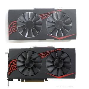 GPU 팬 4PIN 85MM PLD10010S12HH T 129215 ASUS호환 EX-RX570-O4G GTX1060 1070 RX470 570 그래픽 카드에