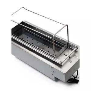 자동 양꼬치 그릴 기계 회전 화로 구이 업소용 불판 바베큐 숯불