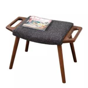 발받침 스툴 북유럽 원목 쿠션 보조의자 거실 소파용 오토만