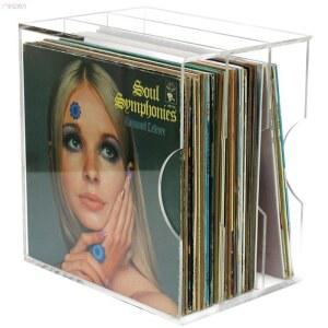 LP장 투명 아크릴 엘피 받침대 매거진 CD 라지사이즈 수납함 장식장 턴테이블 그리드