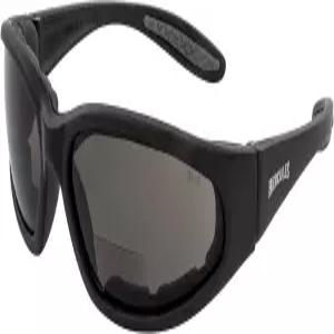 글로벌 비전 헤라클레스 패딩 오토바이 안전 선글라스 ANSI Z87.1 블랙 프레임 스모크 렌즈