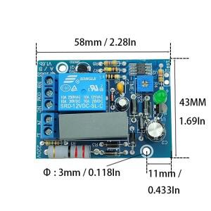 AC 110V 220V 시간 지연 릴레이 모듈 조절 가능 10초 10분 10시간 타이머 차단 스위치 NC NO