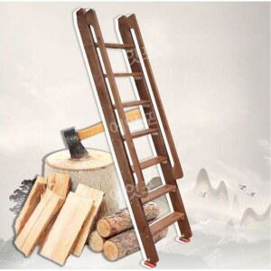 나무 기숙사 목재 침실 이동식 실내 간이 침대 난간 이층침대 복층 가정용 다락방 원목