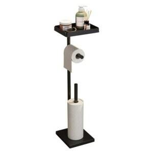 화장지 걸이대 이동식 선반 1단 단일봉 걸이스탠드 크롬 모던한 막대 걸이 업소용 HG