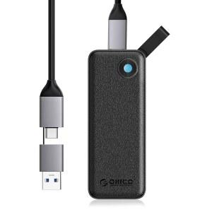 [미국배송] ORICO 휴대용 SSD 512GB 최대 1050MB/S 외장 솔리드 스테이트 드라이브 울트라 포터블 2-IN-1 USB-C 및 USB-A 케이블 타입 C 스마트폰 태블릿 PC MAC - B10PRO를 위한 신뢰할 수 있는 스토리지