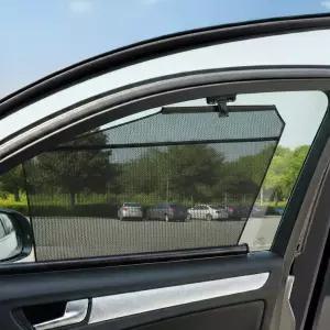 차량용 롤 커튼 2개 자외선차단 운전석 조수석 뒷좌석 햇빛가리개 차광막 유리 썬바이저 블라인드