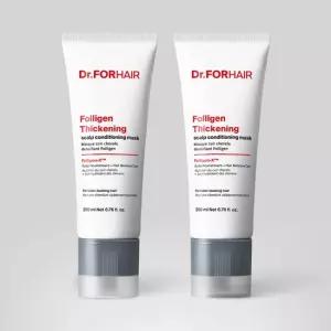 [닥터포헤어] 두피영양 탈모완화 트리트먼트 폴리젠 씨크닝 스칼프 컨디셔닝 마스크 200mlX2