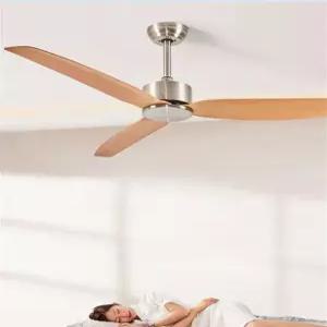 빈티지실링팬 거실 카페 레트로 우드 천장 순환 공기 천장팬 선풍기 거실등 리모컨 원목
