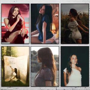 가수 매디슨 맥주 Make You 포스터 갤러리 인쇄 자기 접착제 홈 장식 벽 데칼 거실 스티커