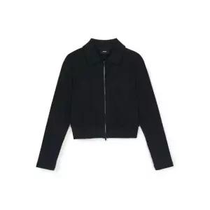 자켓 GQC 3FTRB1151-50BKS 여성 베이직 골지 슬림핏 크롭 집업 뉴욕양키스