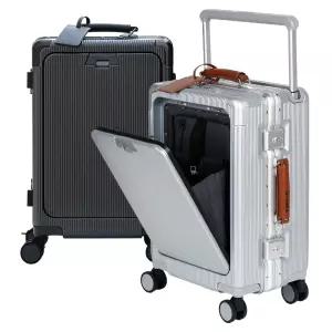 지오트 자피레 캐리어 포켓형 전면오픈 와이드핸들 금고형 알루미늄 프레임 캐리어 원터치 버클형