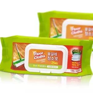 대형 물티슈 일회용 물기제거 업소용 대형 물걸레 청소포 가정용 바닥 마루 먼지 실내
