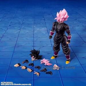 드래곤 볼 S.H.Figuarts Shf Ultimate Atrocious Black Goku Zamasu 액션 피규어 애니메이션 수집가 모델