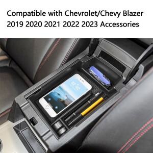 호환 센터 콘솔 액세서리 정리함 2019 2020 쉐보레 Blazer ABS 소재 팔걸이 상자 삽입 트레이