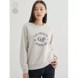 게스 [ON] 여성 빈티지 아트웍 맨투맨 OP3KE401