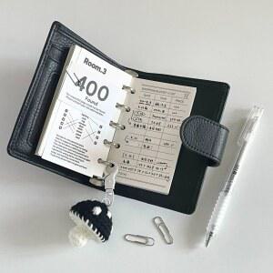 5공 다이어리 소가죽 수첩 라벨리아 A7 속지 천연가죽 M2 수납형