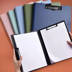A3 A4 양면 서류꽂이 9Color 결재판 파일철 클립보드 꽂이 클립보드 철 박스 A4 A5 메모패드
