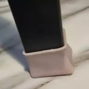 [알티피아]핑크 사각형 실리콘의자발캡 미끄럼방지