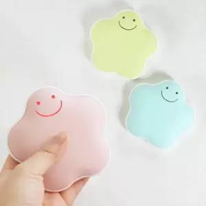 귀여운 구름 USB 손난로 충전식 3600mAh 외장 보조 배터리 zYD2+6CSH