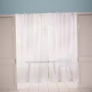 다용도실 창문 가리개 바란스 쉬폰 가리개 커튼 베란다 주방