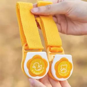 유모차 블랭킷 클립 고정 담요 아기 유모차 집게 클립 외출 유아용 조절형 튼튼한 다용도 스트랩 휴대용