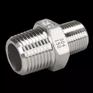 [골드스마일]스텐부속 나사식 이경니플 15X10 GWM 파이프고정브라켓 각파이프연결