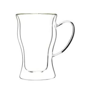 오랫동안 따뜻한 이중유리 커피잔 250ml 워터글라스 홈카페 신혼부부