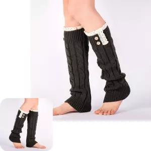 뮤 다리 무릎 레이스 겨울 패션 보온레그워머 프릴 리나 발토시