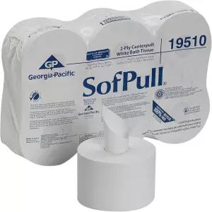 아 퍼시픽 SofPull 1910 센터풀 2겹 대용량 화장지 롤당 1000장 케이스당 6롤 화이트