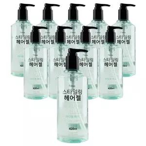 오릭스 스타일링 헤어젤 420ml x 10개 강력셋팅 하드젤