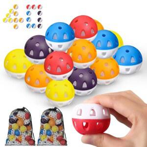 심고 연습 골프공 벌크 42mm EVA 제한 비행 골프 훈련 공, 홈 뒷마당 실내 또는 실외 남녀 공용 중공 기류 공을 쉽게 추적할 수 있는 높은 가시성