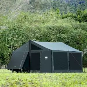 [알티피아]카즈미 텐트 와이즈 블랙 타프쉘 쉘터 텐트 4-5인용
