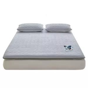 싱글 토퍼 라텍스 돌침대용 매트 흙침대 두께 패드 드림버터플라이 그레이 80x190cm