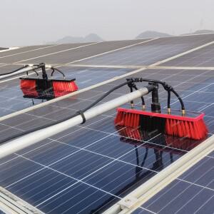 호환상품 12/18/24/30피트 연장봉 태양광 패널 청소 도구 패널/ 창문 유리/트랙/버스/보트/벽면 세척용)