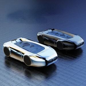 아연 합금 실버 자동차 키 케이스 키리스 커버 쉘 액세서리 BMW 호환 호환 3 5 시리즈 X1 X3 X4 X5 X6 G20