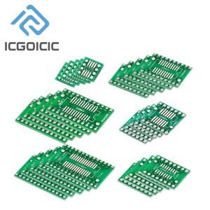 30PCS PCB 보드 키트 SOP24 SOP8 SMD DIP 어댑터 변환기 플레이트 8 14 16 20 24 28