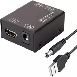 DTECH HDMI 신호 증폭기 부스터 중계기 4K 60Hz YUV 444 18Gbps 1080P HDCP 2.2 CEC 3D 4K2K 익스텐더