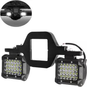 트럭 트레일러 SUV 픽업을 위한 4열 히치 LED 라이트 바와 2.5인치 견인 마운팅 브래킷 4인치 72W 작업용