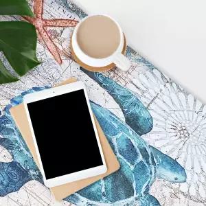 퍼즐그림사진액자 패브릭포스터 바다거북 대형형태