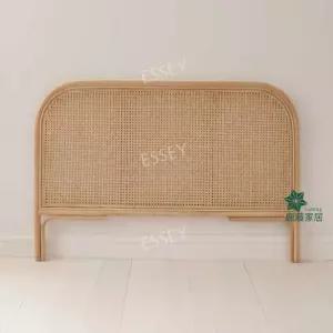 라탄 칸막이 프레임 침대 인테리어 헤드보드 북유럽 머리판