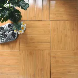 마루바닥 조립매트 마루타일 방수 틈없는 테라스 바닥타일 18P 화장실