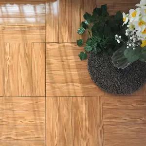 우드타일 매장 테라스 욕실 바닥 조립식마루 타일 셀프시공 18P 화장실