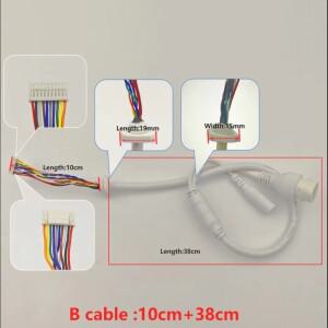 PoE 스플리터·인젝터 기존 Hikvision 이더넷 Lan 케이블 PoE RJ45 네트워크 IP 카메라용 10핀