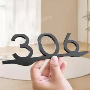 호수판 현관문 기숙사 룸넘버 번호판 호텔 검정 문패 객실